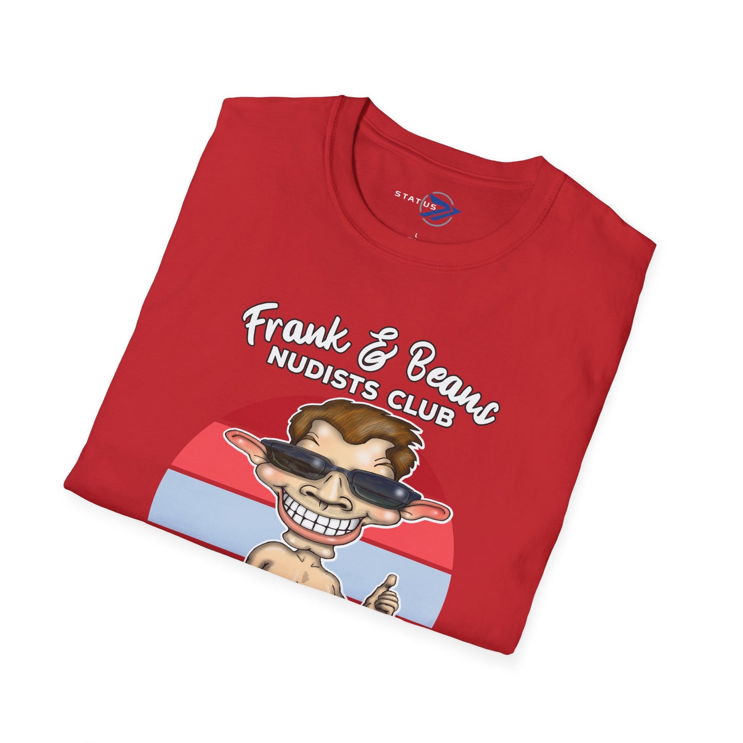 Nudists Club Coffee Tee — "All You Need Is Coffee and a Smile" Graphic T-Shirt