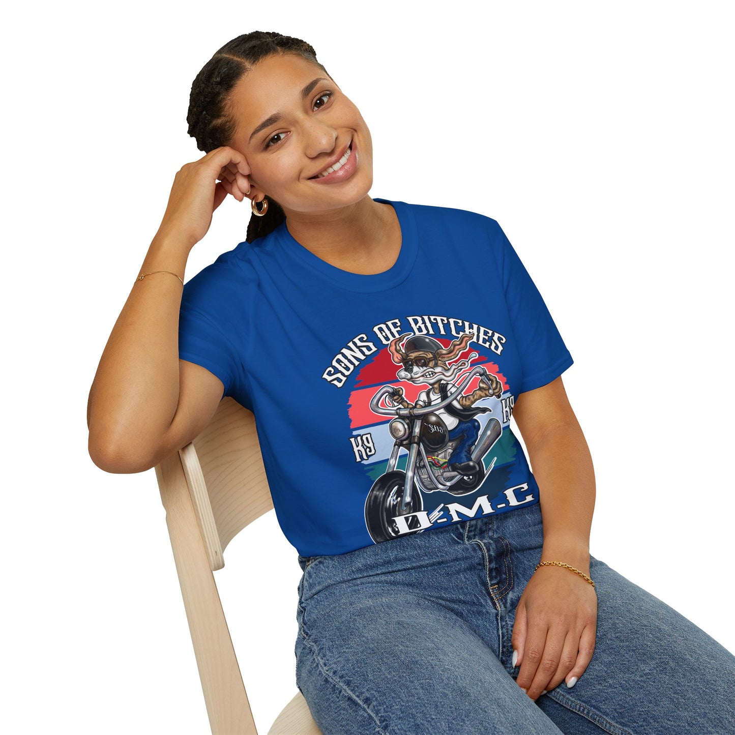 Sons of Bitches Motorcycle Club T-Shirt — Retro Biker Graphic Tee