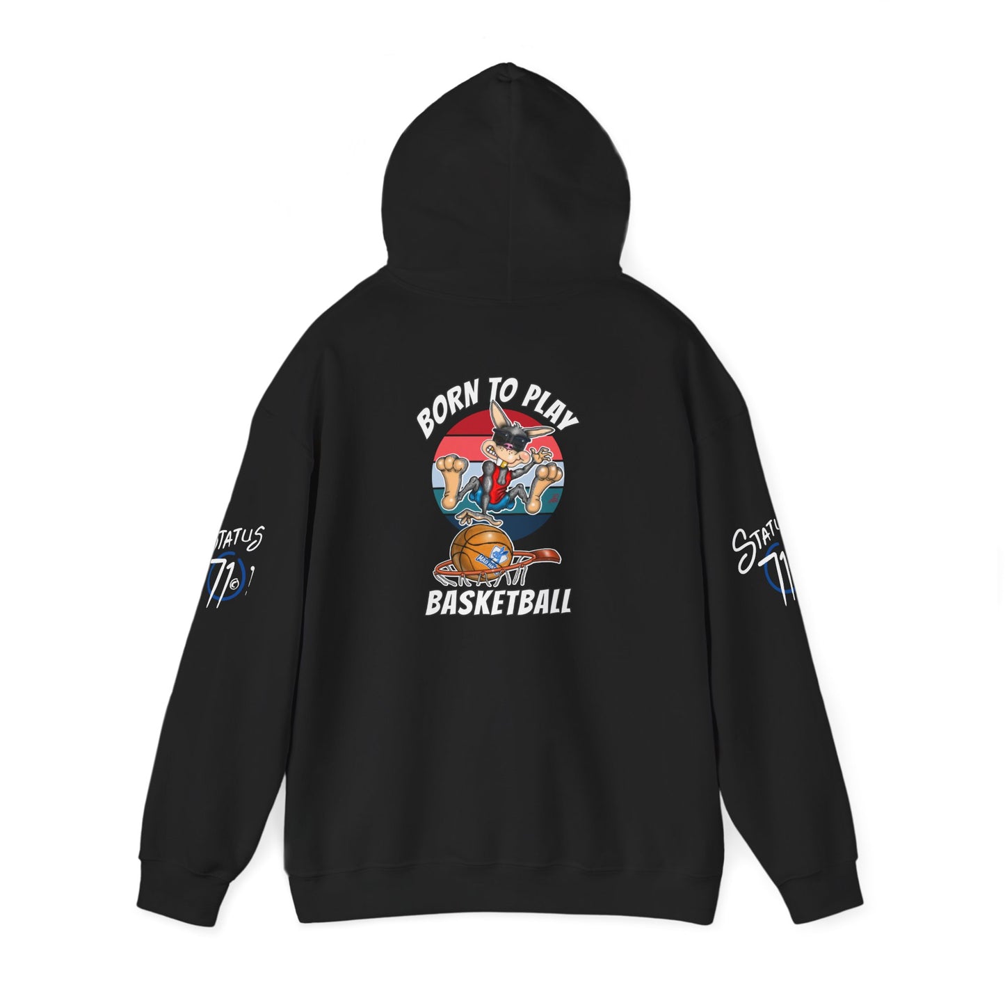 Basketball Rabbit Slam Dunk Hoodie — Born to Play Basketball Streetwear