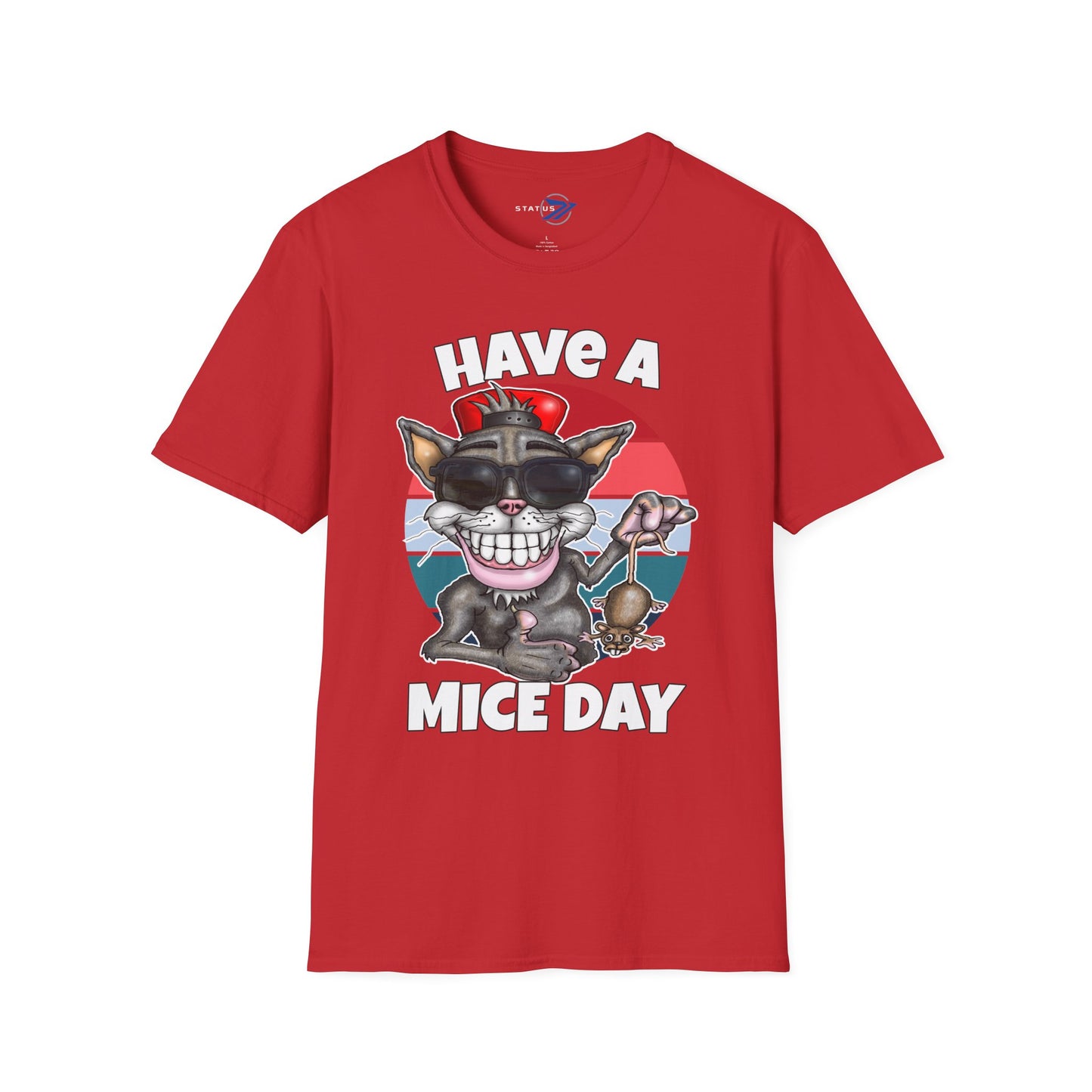 Have a Mice Day Cat Graphic T-Shirt