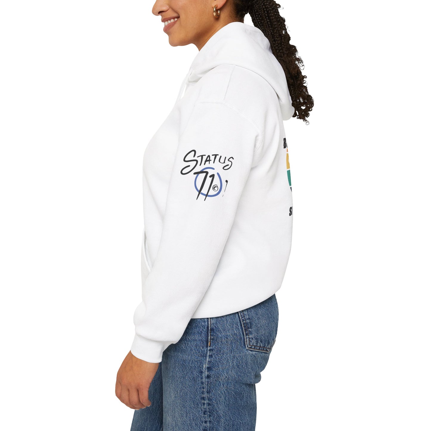 Funny 'Gym Bunny' Hoodie — Bunny Biceps & Carrot Bronzer Design