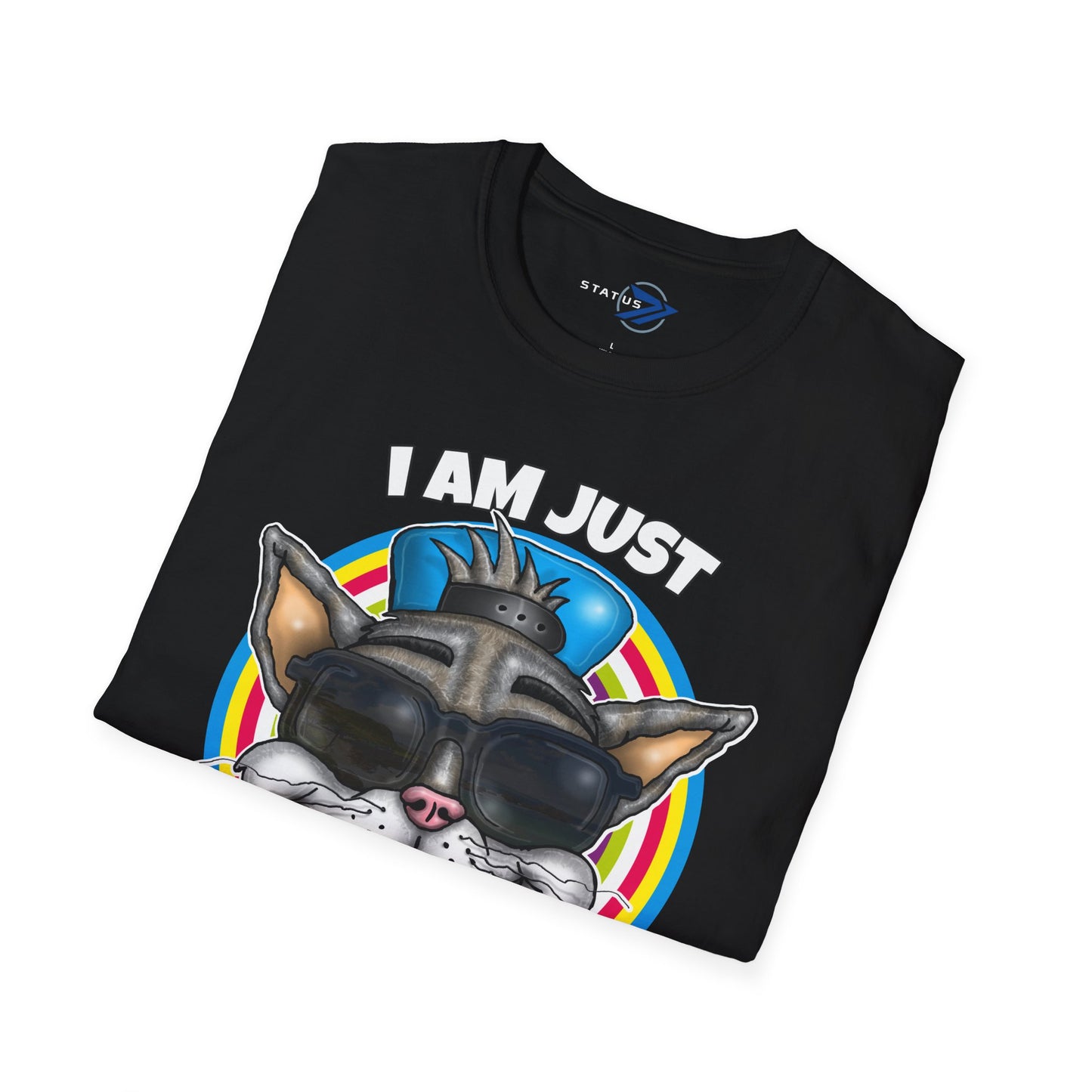 I Am Just PAWESOME Cat Graphic T-Shirt