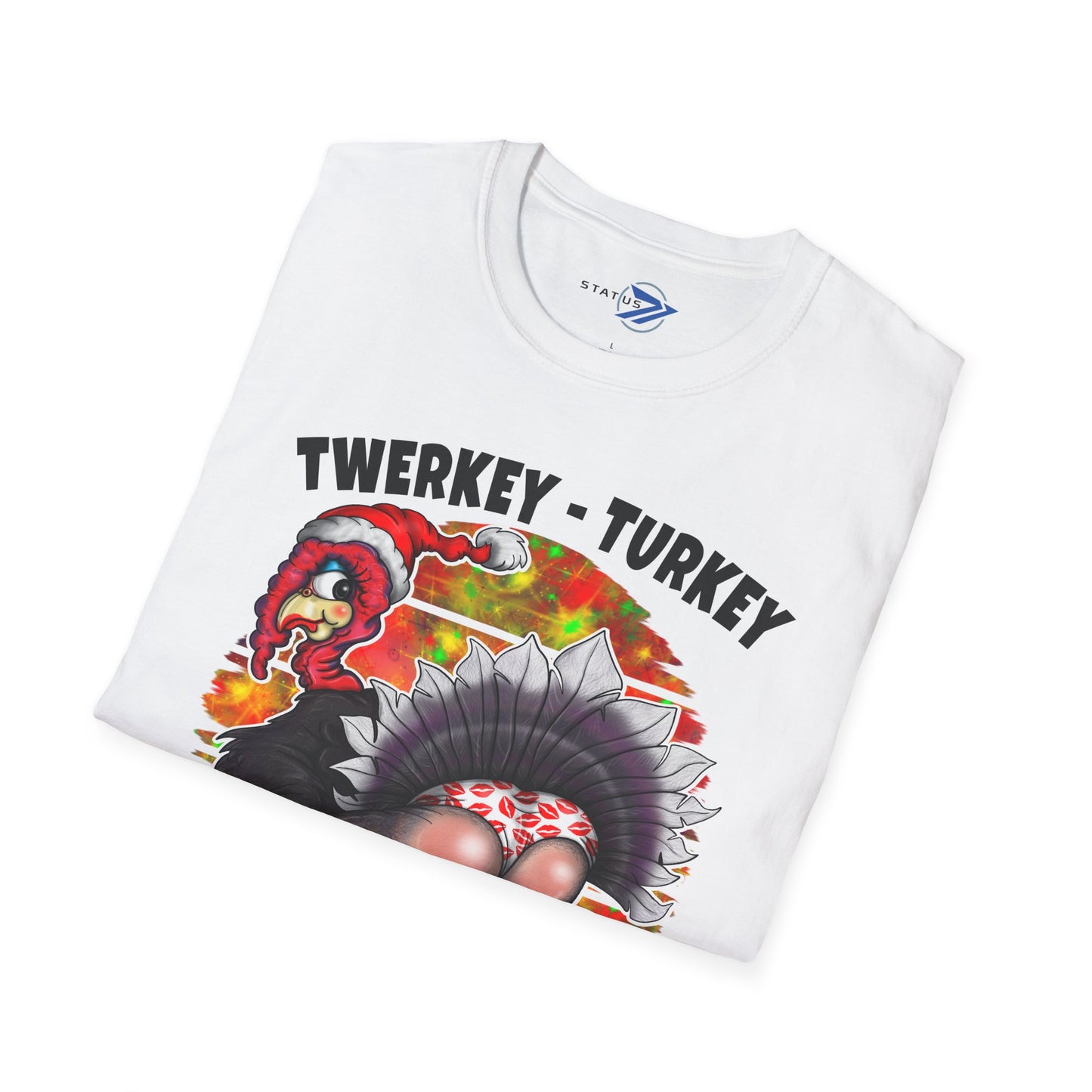 Funny Christmas Twerking Turkey T-Shirt — Holiday Party Tee