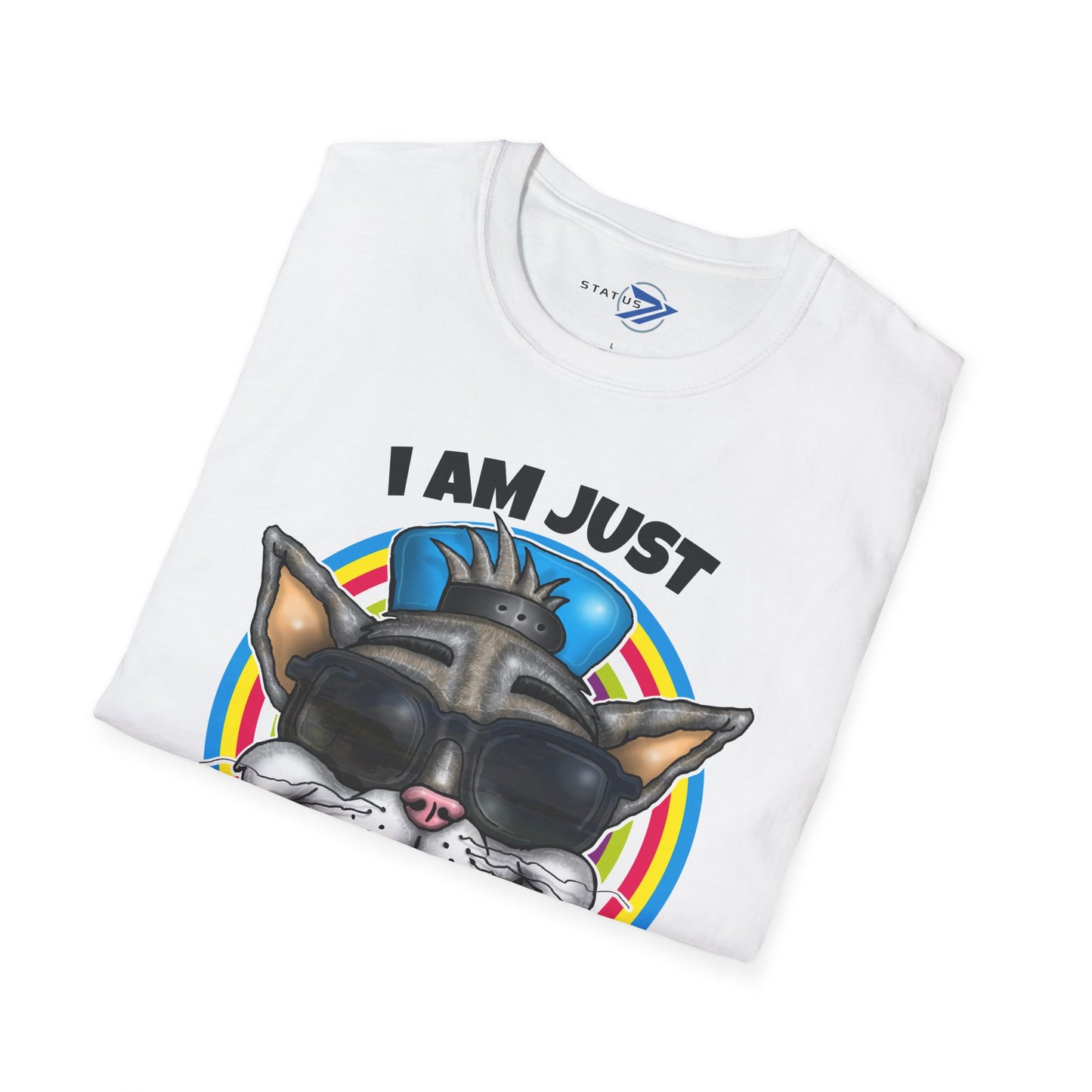 I Am Just PAWESOME Cat Graphic T-Shirt