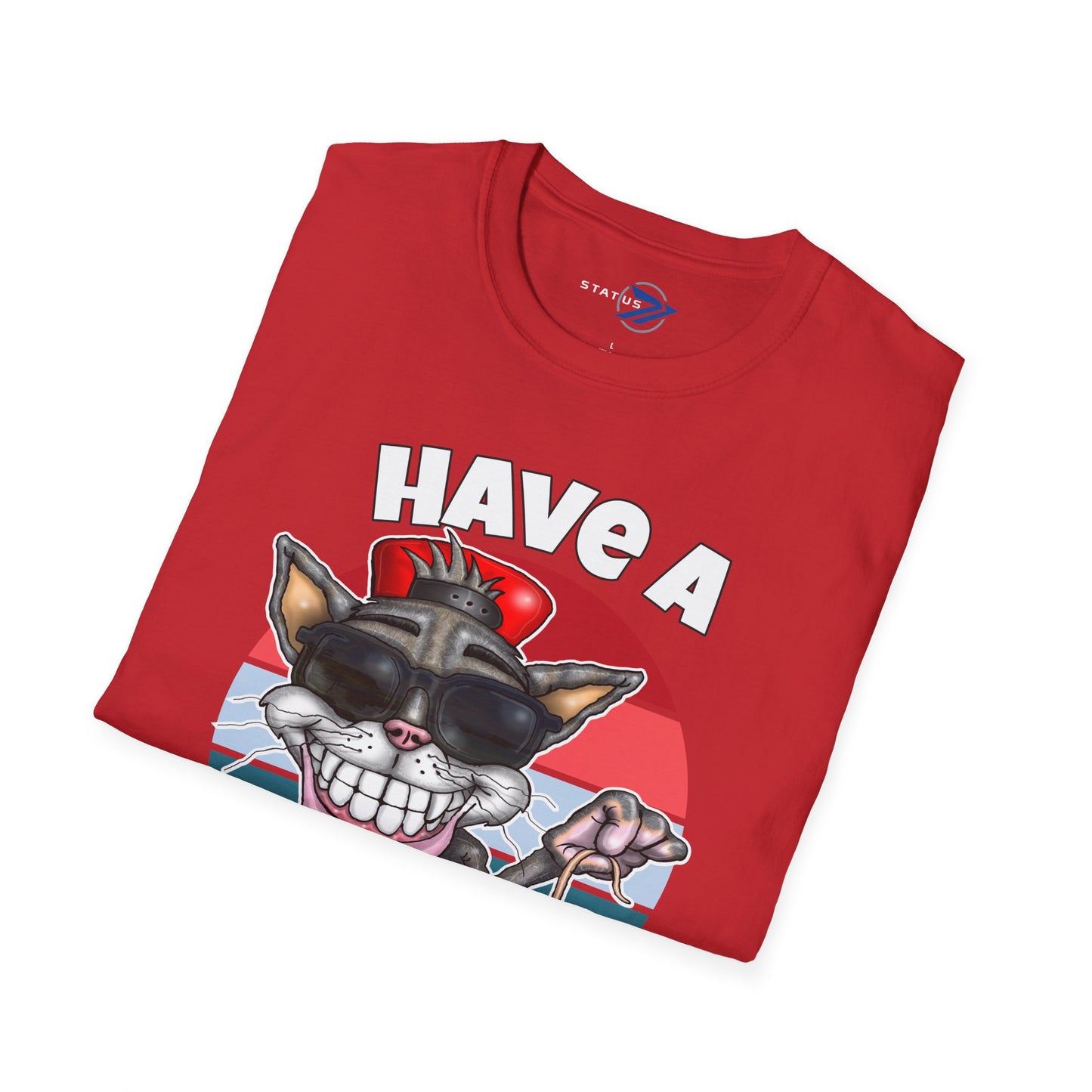 Have a Mice Day Cat Graphic T-Shirt