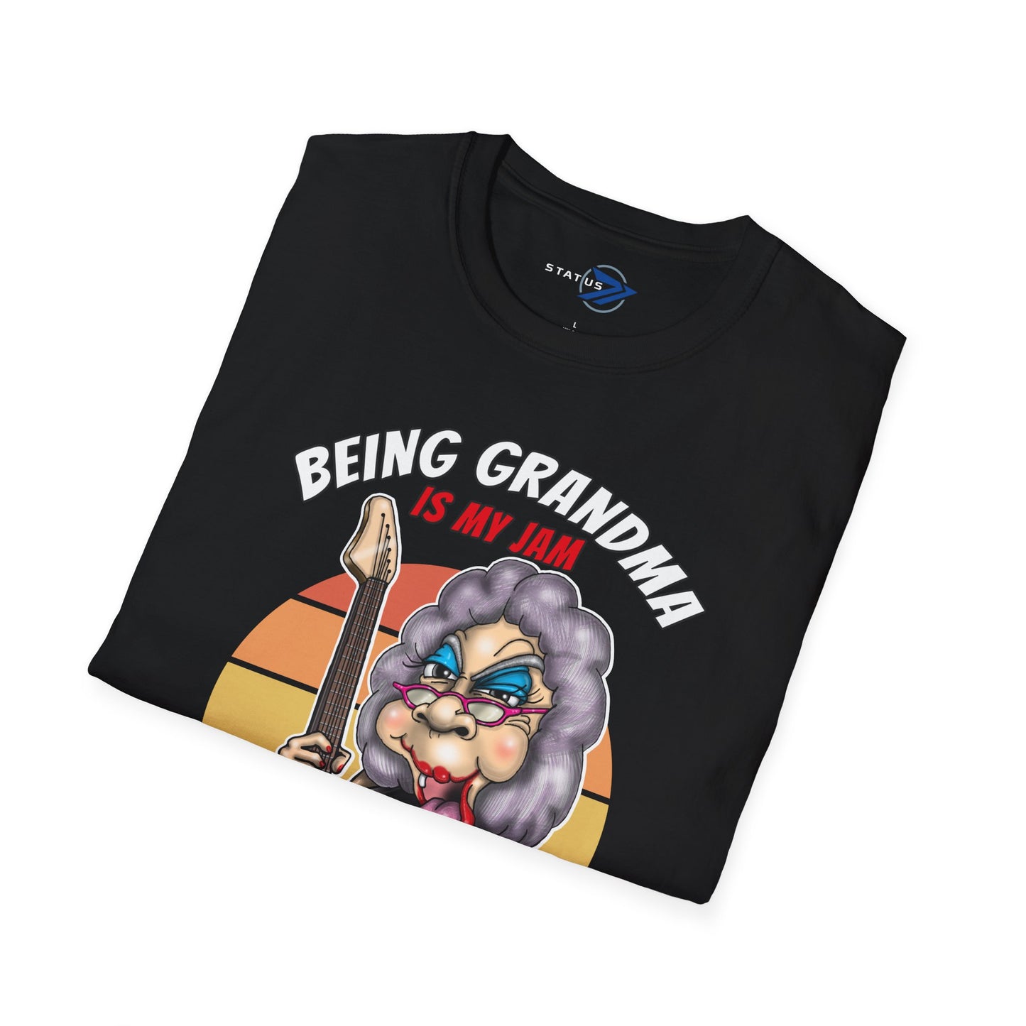 Being Grandma Is My Jam T-Shirt — Retro Rocking Grandma Graphic Tee