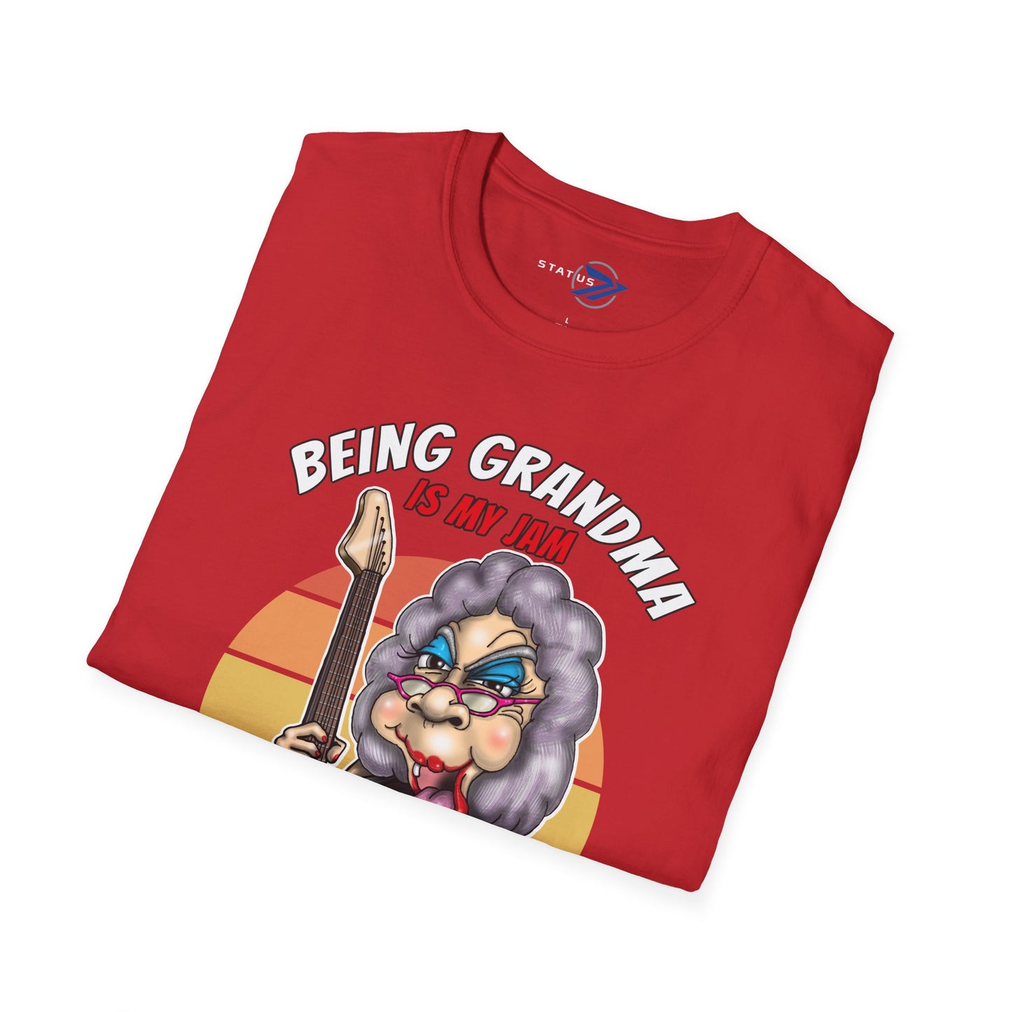 Being Grandma Is My Jam T-Shirt — Retro Rocking Grandma Graphic Tee