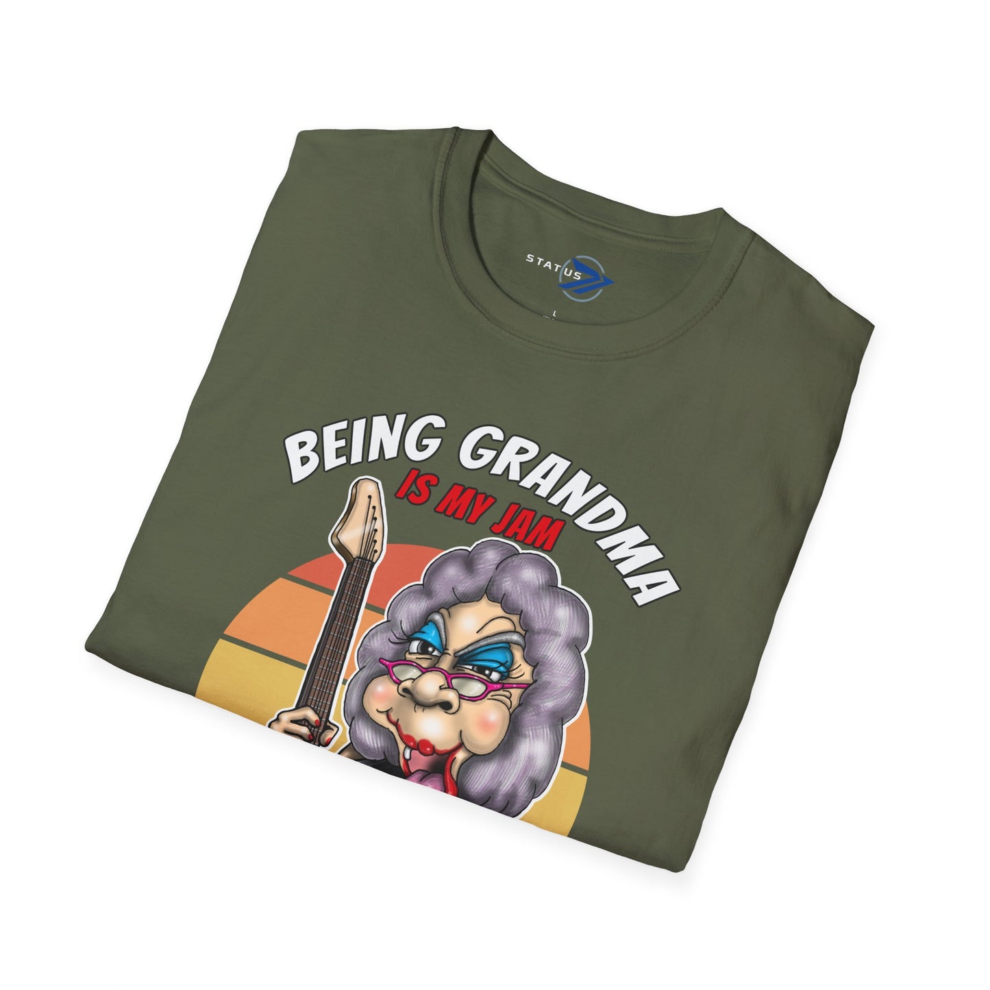 Being Grandma Is My Jam T-Shirt — Retro Rocking Grandma Graphic Tee