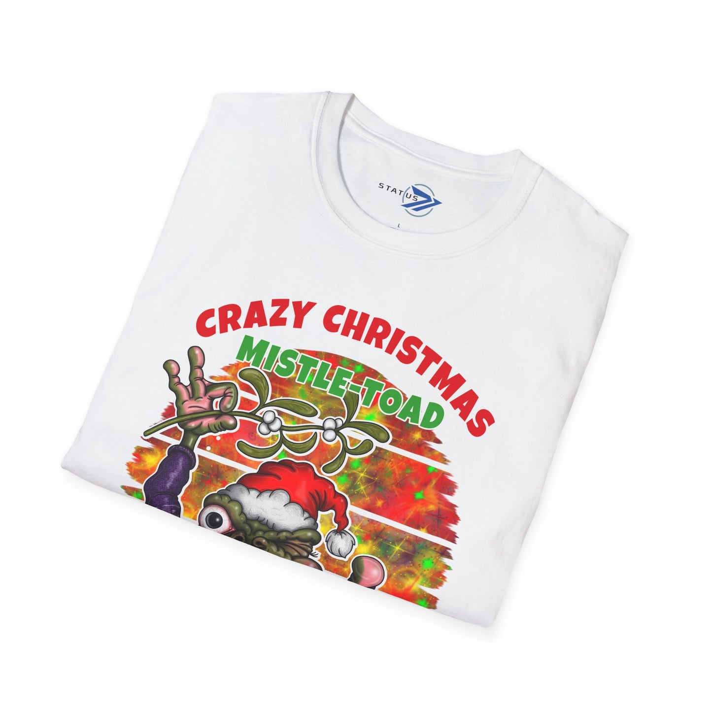 Crazy Christmas Mistle-Toad "Kiss Me" Holiday T-Shirt