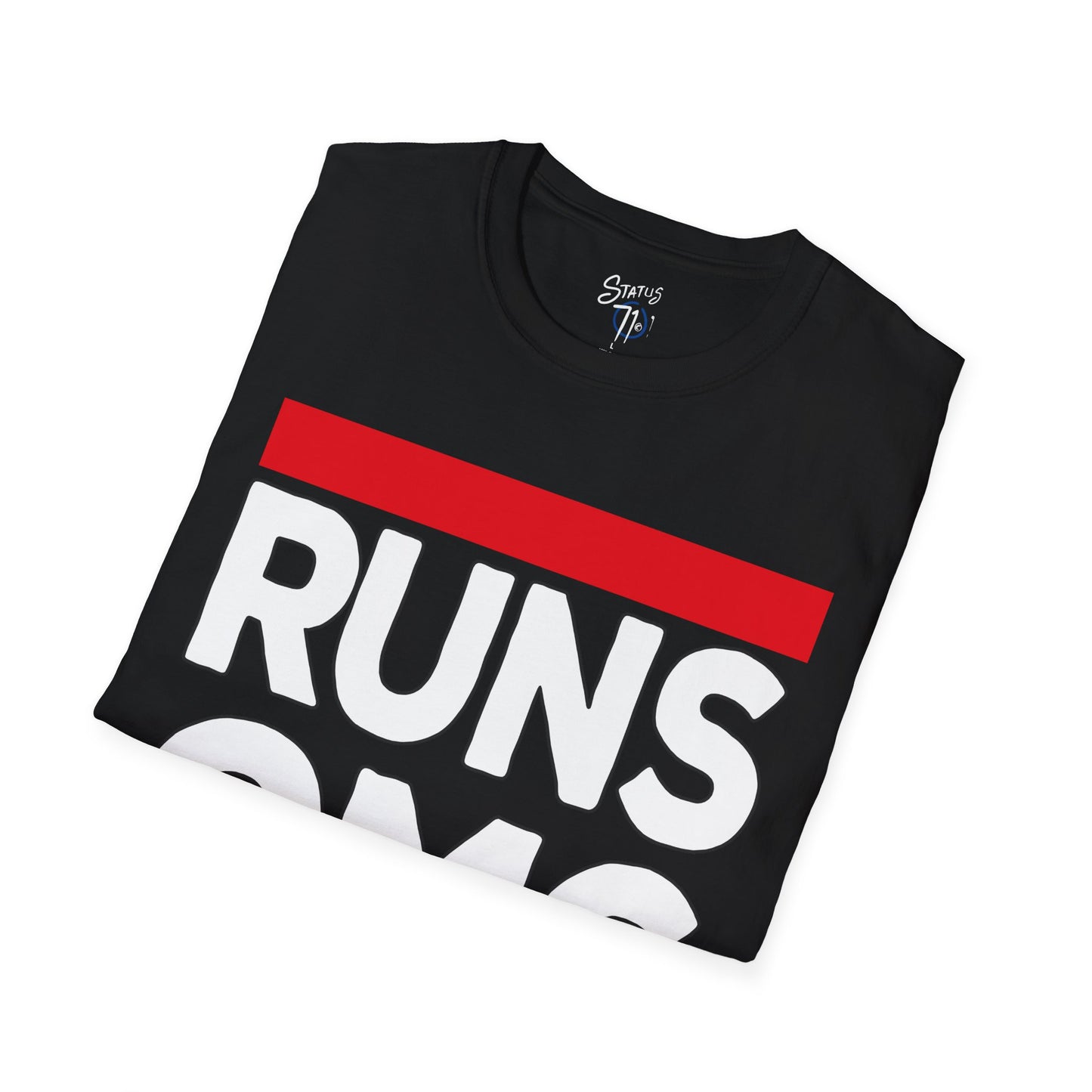 RUNS OMG Old Skool Rap Joke Tee — Vintage Hip Hop Graphic T-Shirt