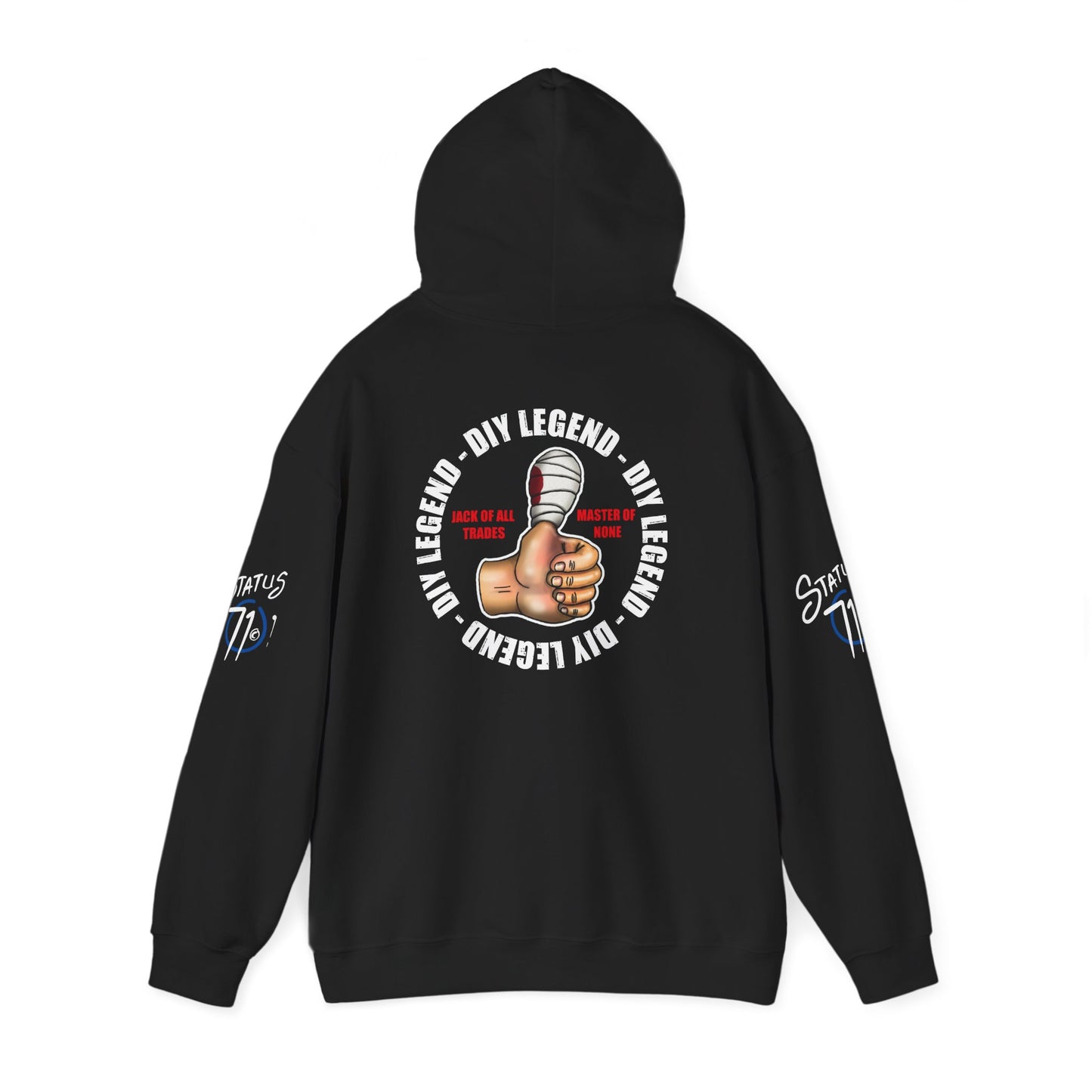 Jack of All Trades Hoodie — Funny DIY Legend Streetware