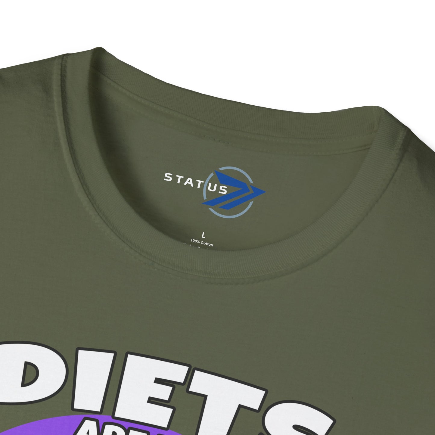 Diets Are For Losers Pig Graphic T-Shirt