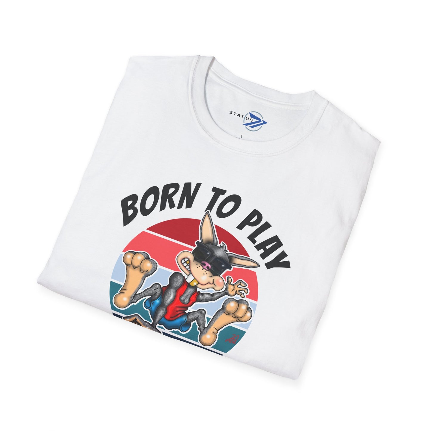Born to Play Basketball T-Shirt — Retro Cartoon Basketball Tee