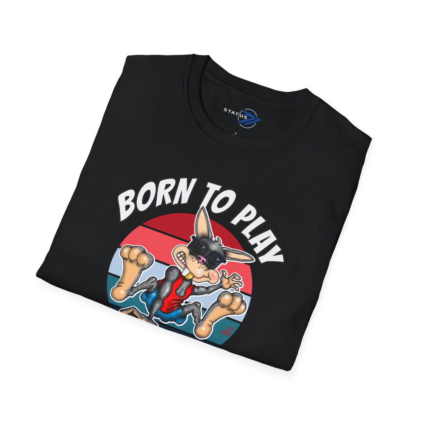 Born to Play Basketball T-Shirt — Retro Cartoon Basketball Tee