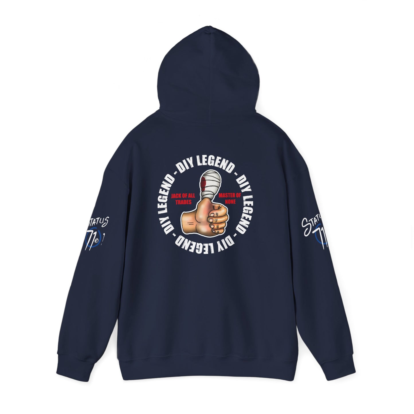 Jack of All Trades Hoodie — Funny DIY Legend Streetware