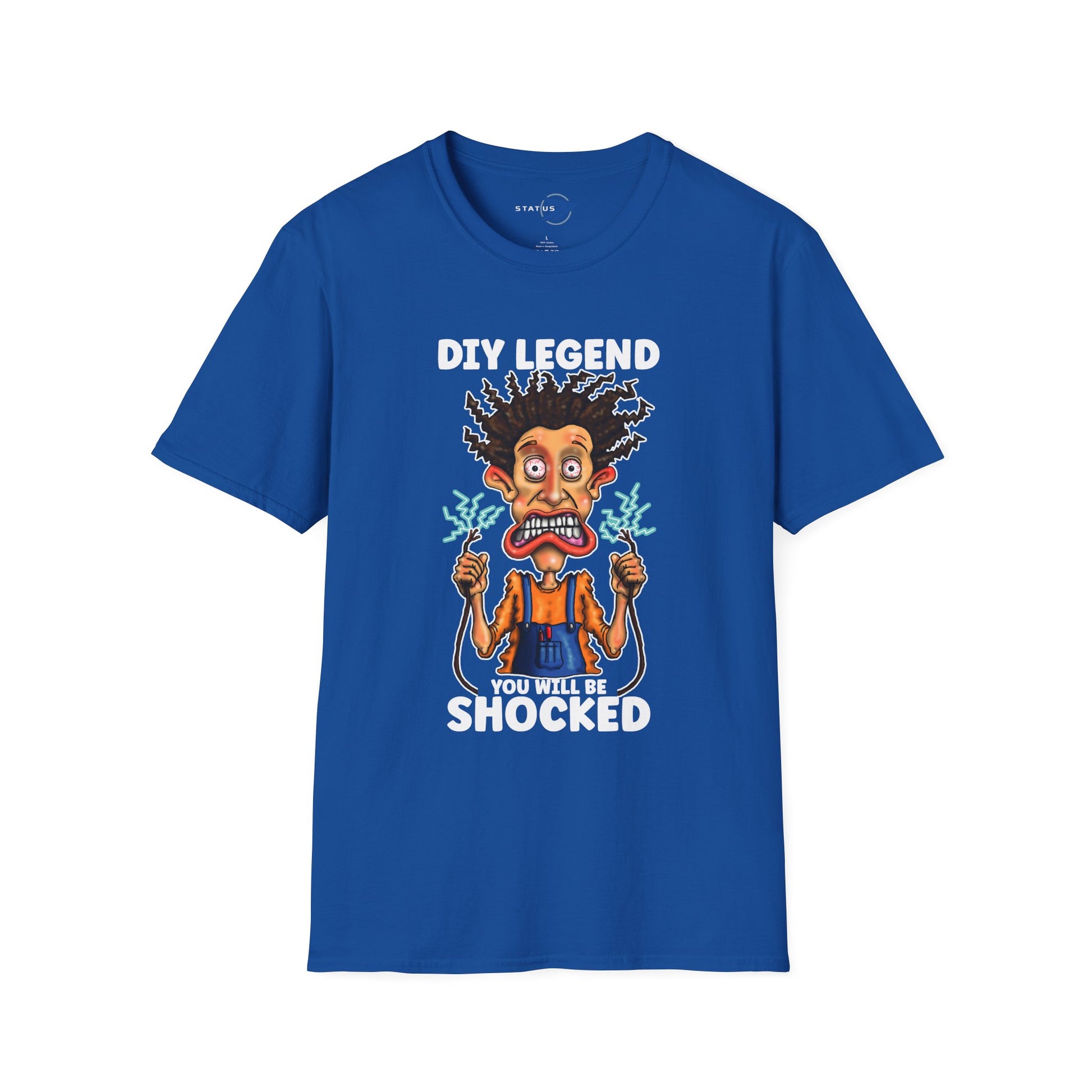 DIY Legend T-Shirt — 'You Will Be Shocked' Electric Shock Humor Tee