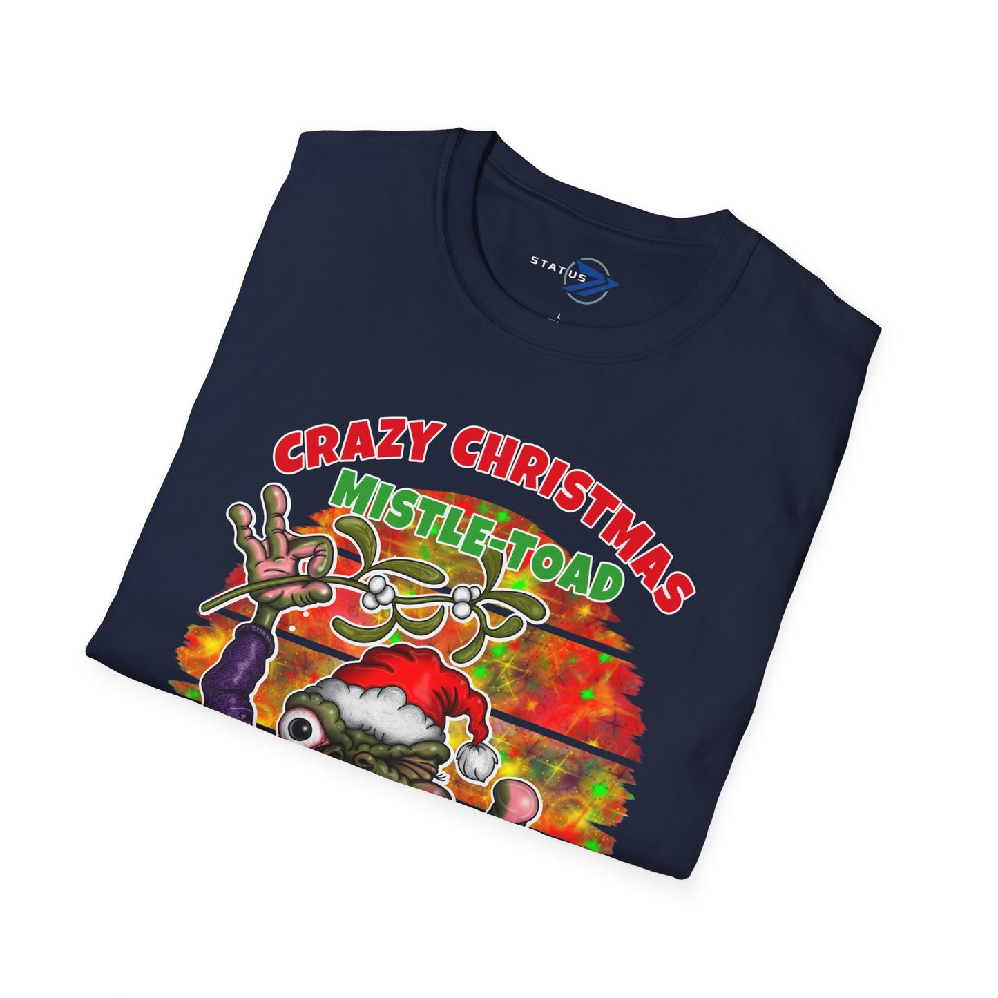 Crazy Christmas Mistle-Toad "Kiss Me" Holiday T-Shirt