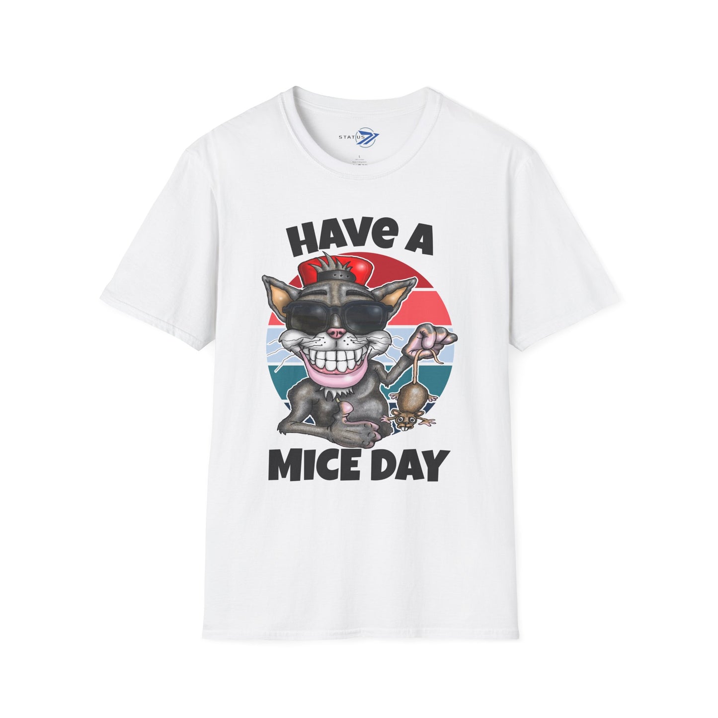 Have a Mice Day Cat Graphic T-Shirt