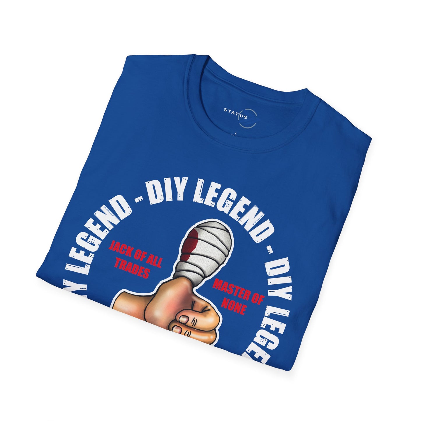 DIY Legend T-Shirt — "Jack of All Trades, Master of None" Thumb-Up Graphic