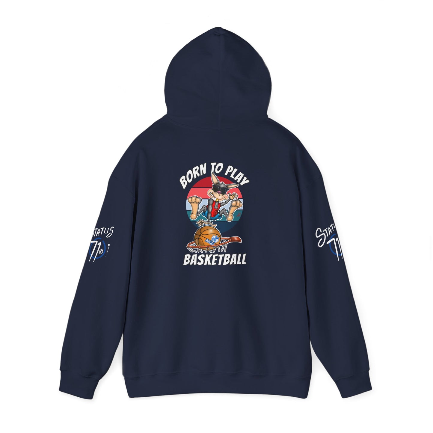 Basketball Rabbit Slam Dunk Hoodie — Born to Play Basketball Streetwear