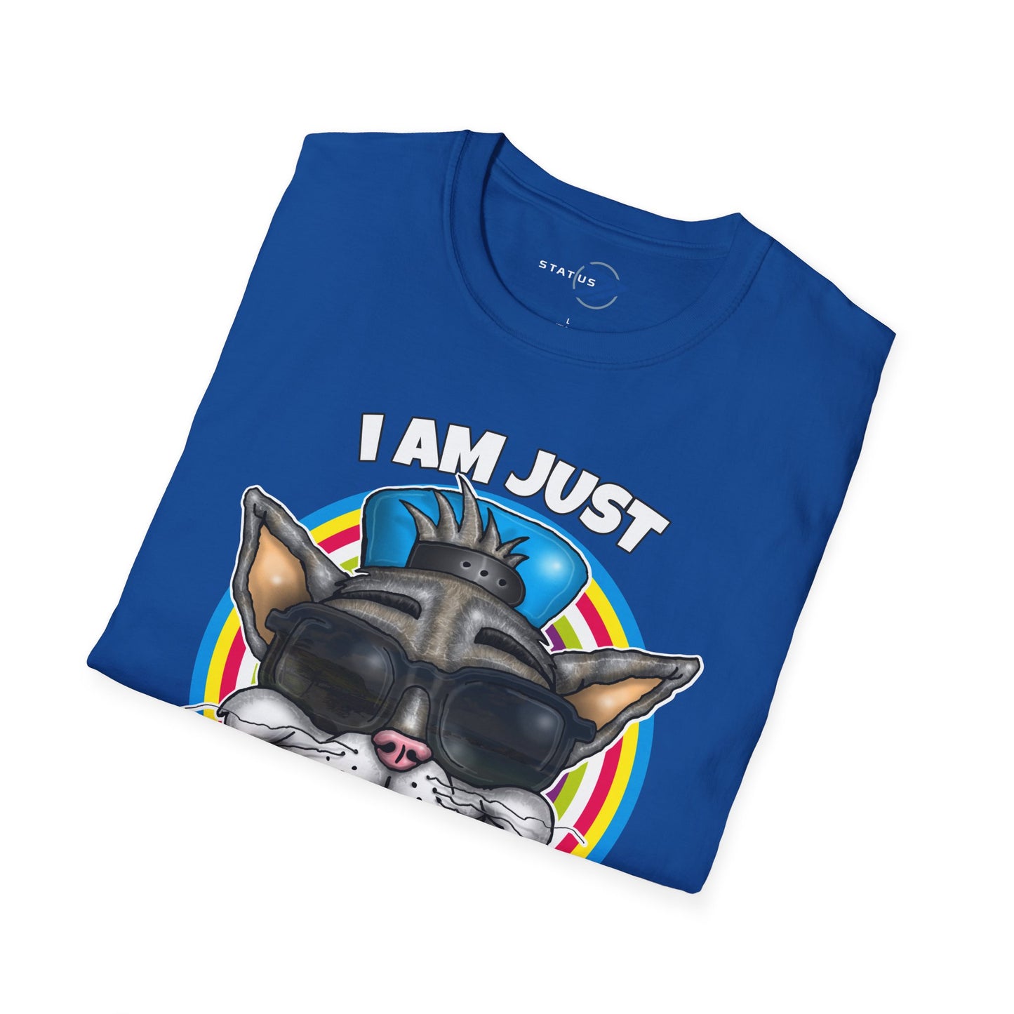 I Am Just PAWESOME Cat Graphic T-Shirt
