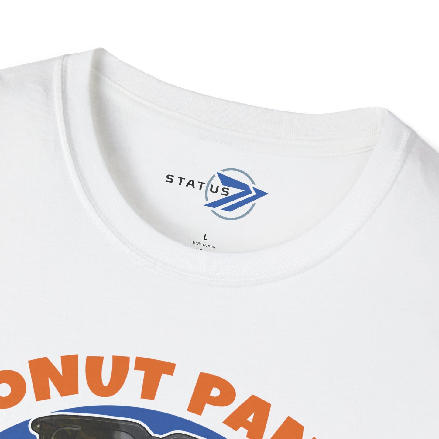 Donut Panic T-Shirt — "Just Go With The Dough" Funny Bakery Graphic Tee