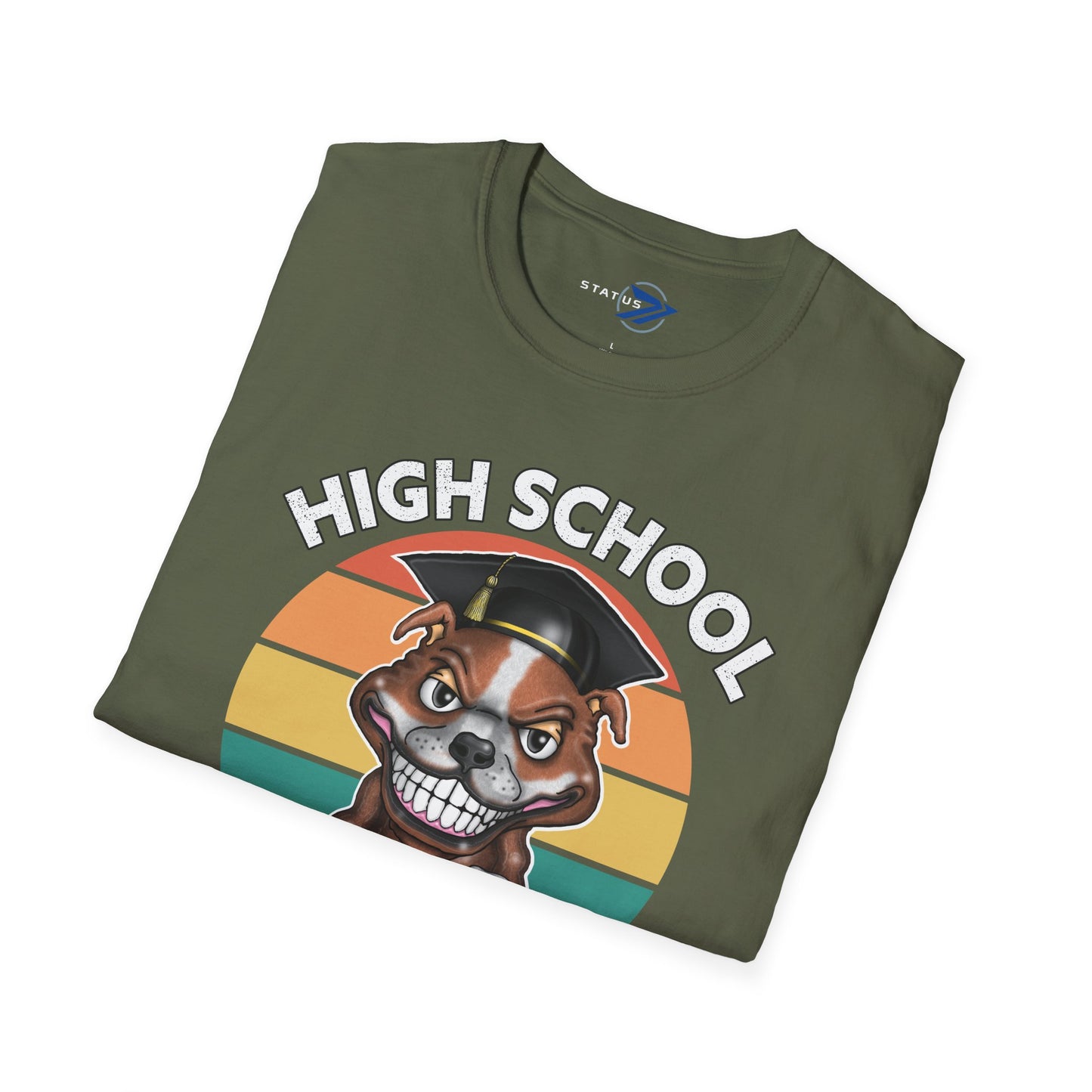 High School Level Complete T-Shirt — Graduation Pit Bull Gamer Tee