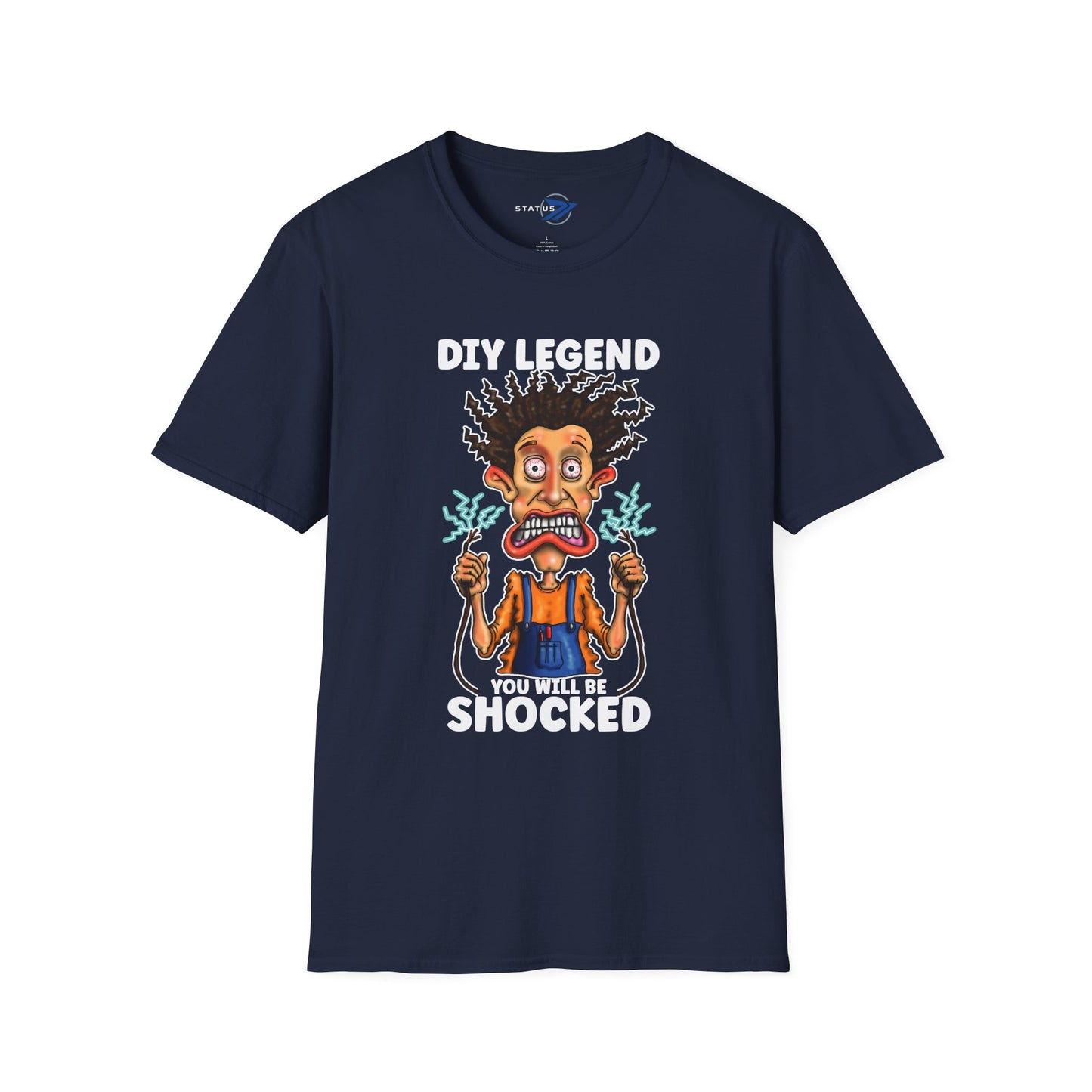 DIY Legend T-Shirt — 'You Will Be Shocked' Electric Shock Humor Tee