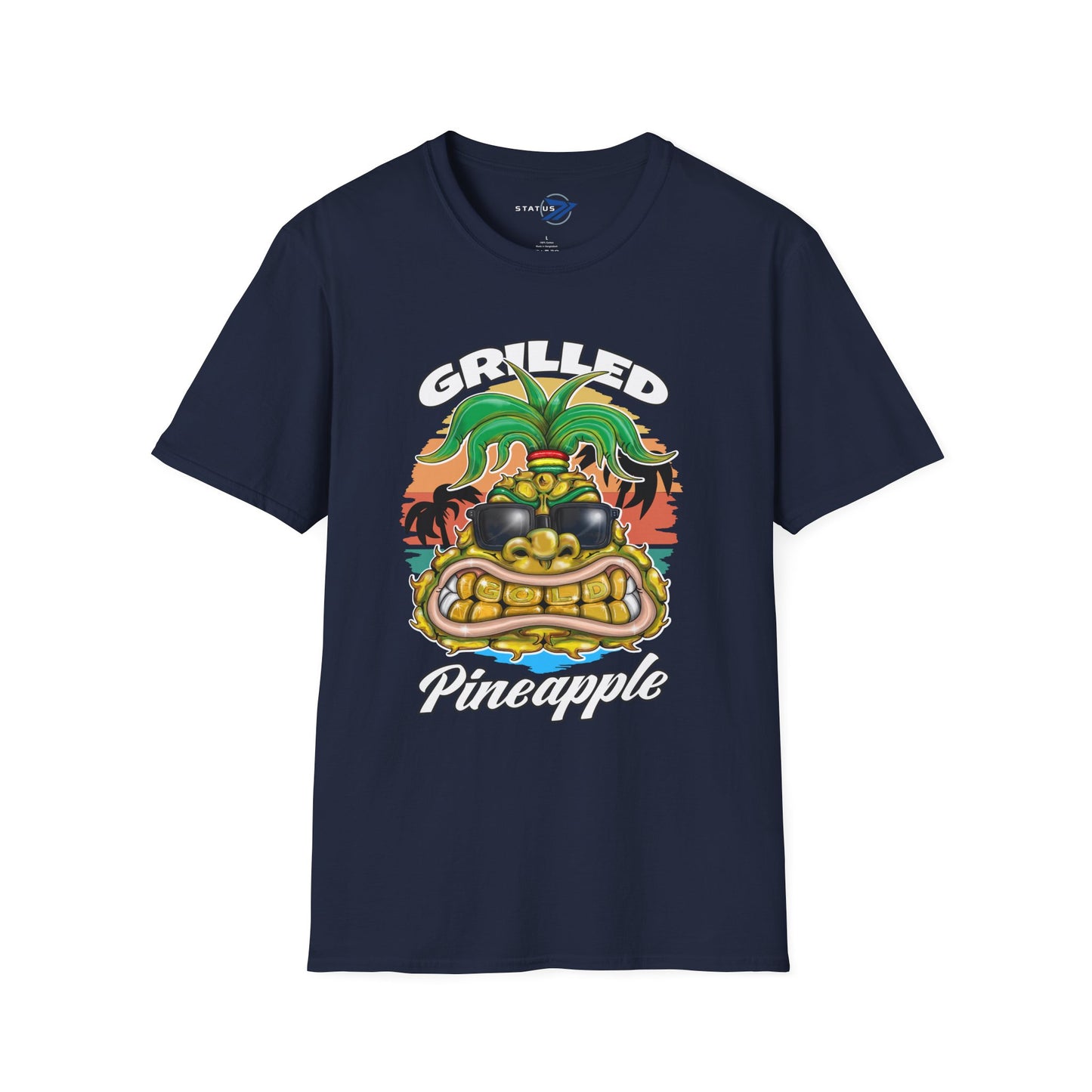Grilled Pineapple T-Shirt – Retro Tropical BBQ Tee