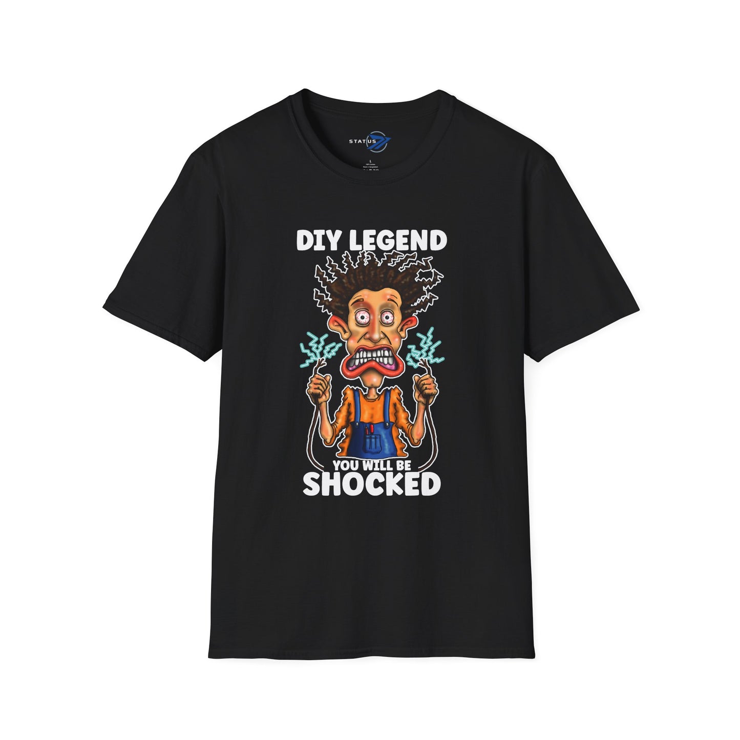 DIY Legend T-Shirt — 'You Will Be Shocked' Electric Shock Humor Tee