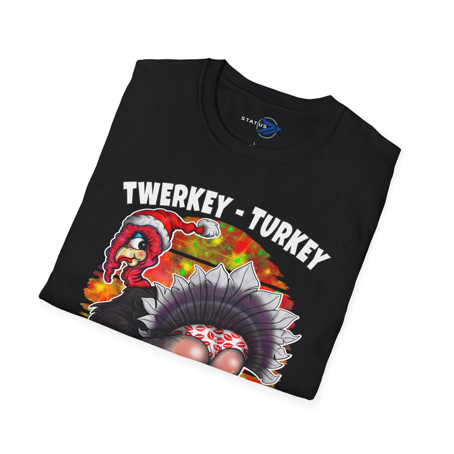 Funny Christmas Twerking Turkey T-Shirt — Holiday Party Tee