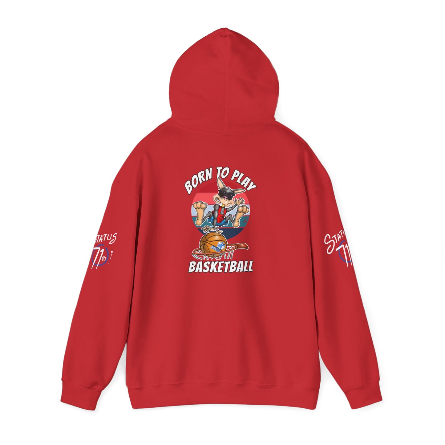 Basketball Rabbit Slam Dunk Hoodie — Born to Play Basketball Streetwear