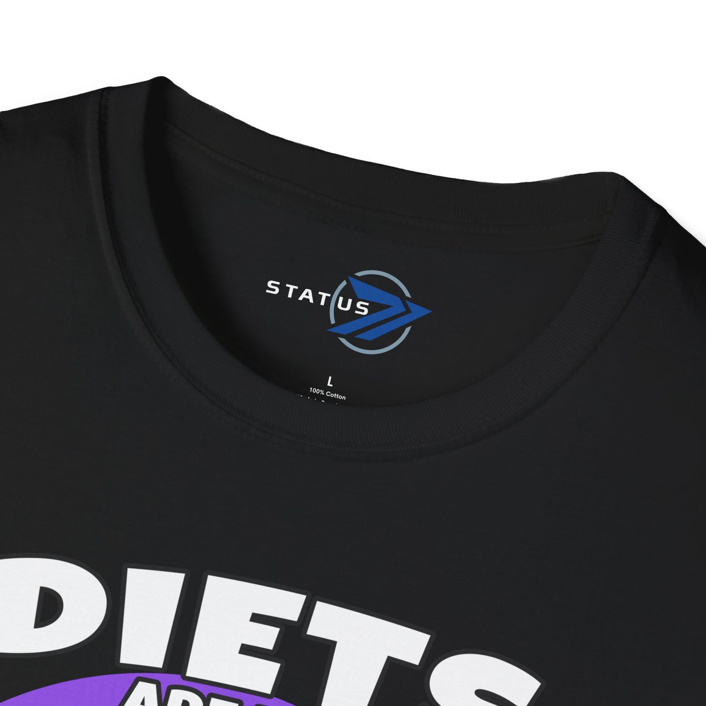 Diets Are For Losers Pig Graphic T-Shirt
