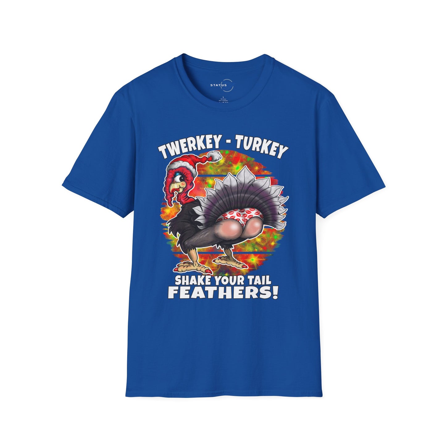 Funny Christmas Twerking Turkey T-Shirt — Holiday Party Tee