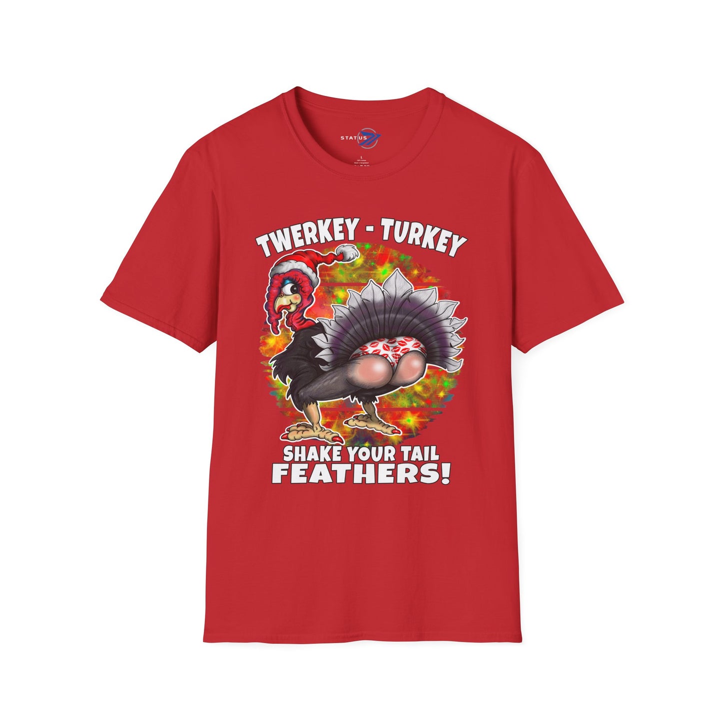 Funny Christmas Twerking Turkey T-Shirt — Holiday Party Tee
