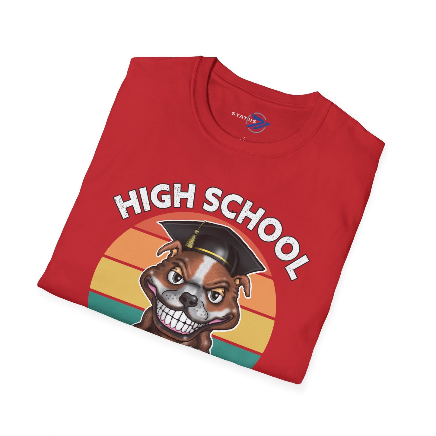 High School Level Complete T-Shirt — Graduation Pit Bull Gamer Tee