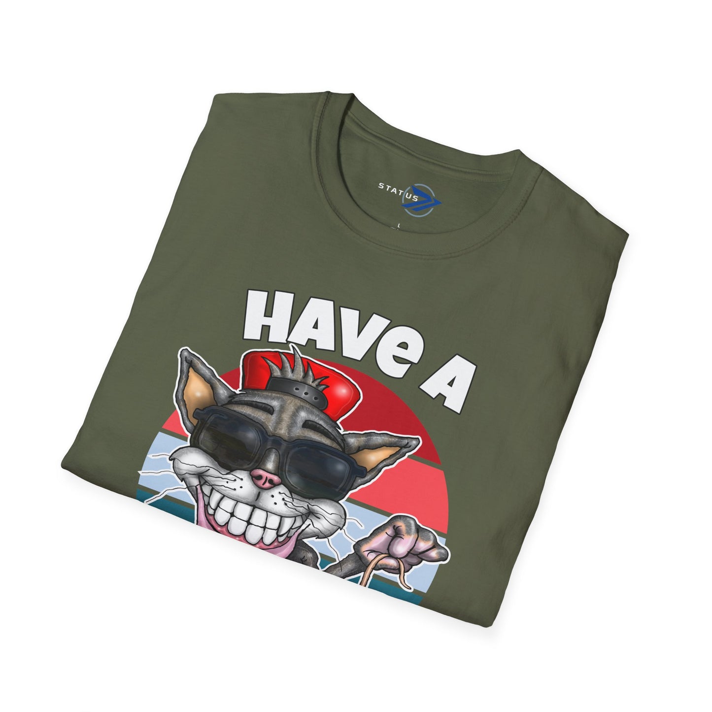 Have a Mice Day Cat Graphic T-Shirt