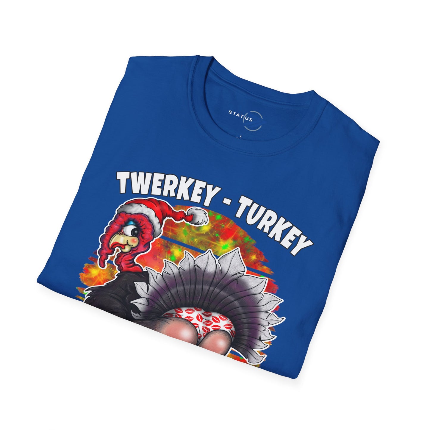 Funny Christmas Twerking Turkey T-Shirt — Holiday Party Tee