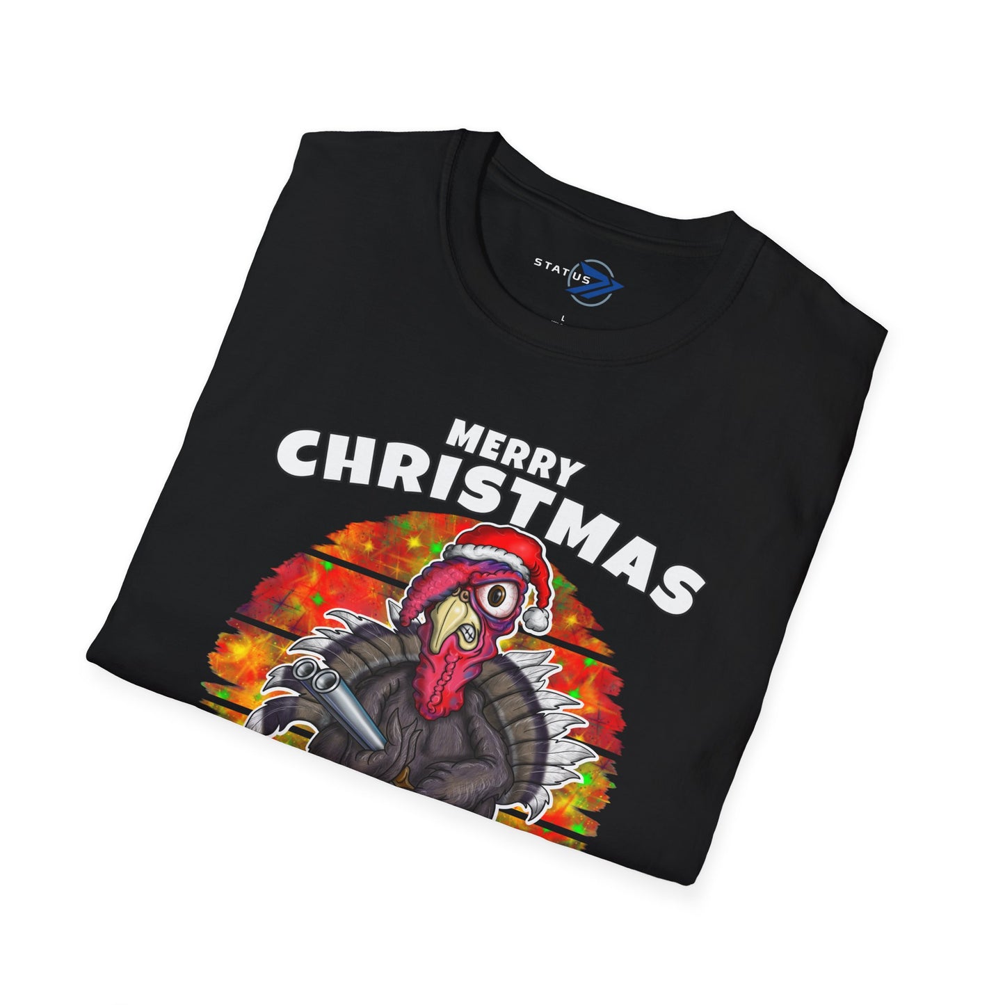 Christmas Turkey T-Shirt — “Merry Christmas, Bring It On Mother Pluckers!” Funny Holiday Tee