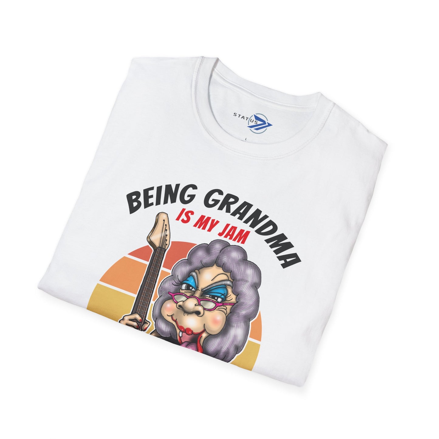 Being Grandma Is My Jam T-Shirt — Retro Rocking Grandma Graphic Tee