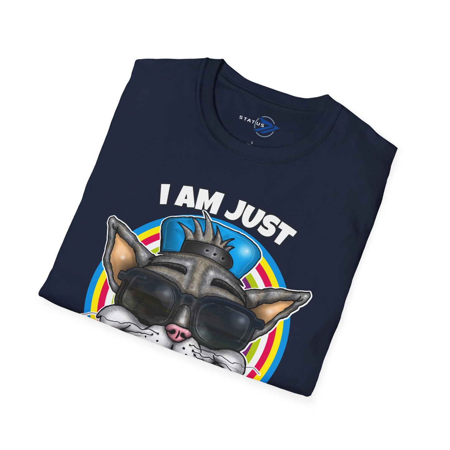 I Am Just PAWESOME Cat Graphic T-Shirt